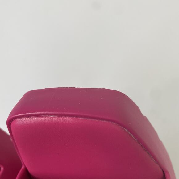 SCHUTZ Women's Mizzy Slip On Chunky Block Heel Sandals Mules Pink 9 Y2K Barbie - Picture 8 of 14